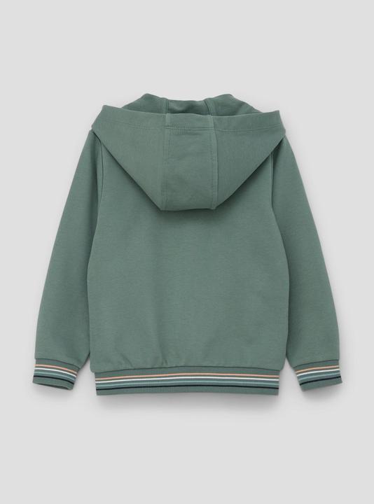 Produktbild s.Oliver Sweatshirt Jacke Sweatshirt-Jacke mit Reliefprint (128, 134)