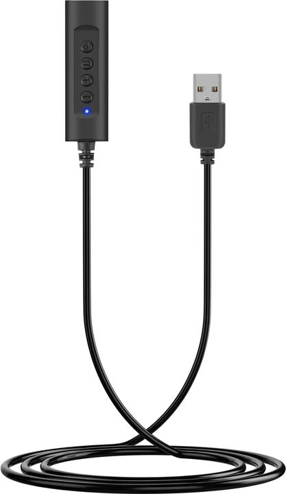 equip Adaptateur de câble audio USB-A->1X jack 4pin St/Bu (USB)