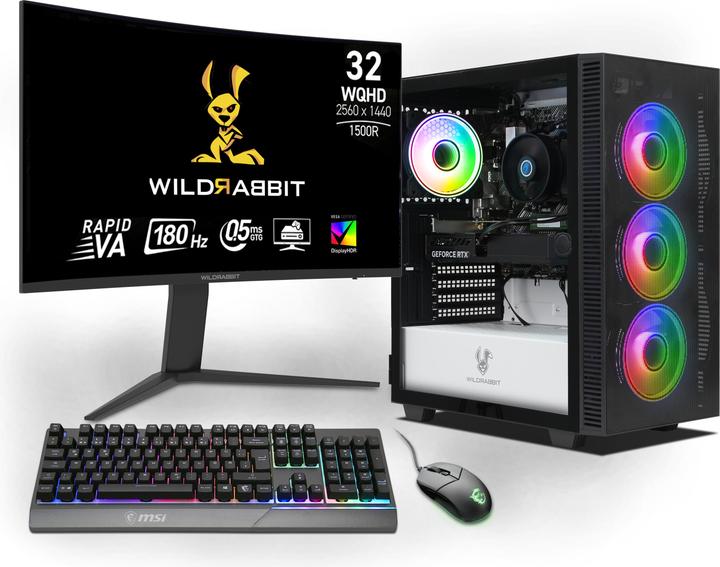 Image du produit Ankermann Starter Gaming Bundle (1000 Go, 16 Go, AMD Ryzen 7 5700X, GeForce RTX 5060)