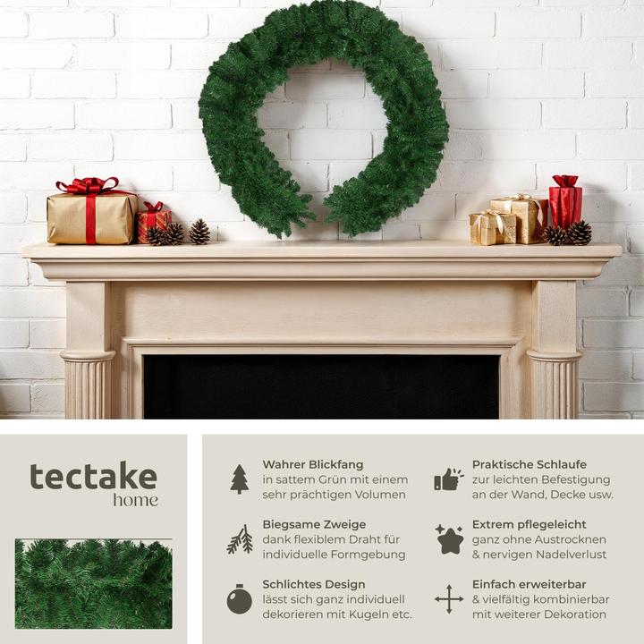 Image du produit tectake Weihnachtsgirlande naturgetreu 2,7m