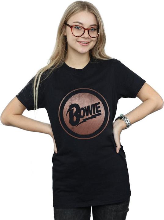 Produktbild David Bowie Rose Gold Circle TShirt (M)