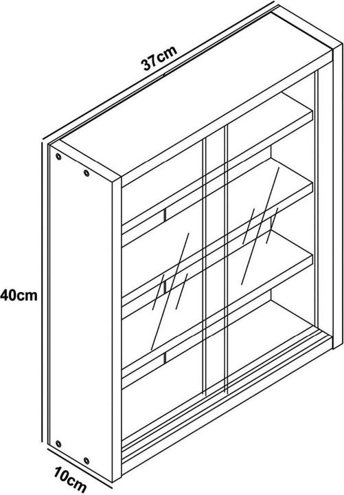 Actual product image VCM Agisa (37 x 10 x 40 cm)