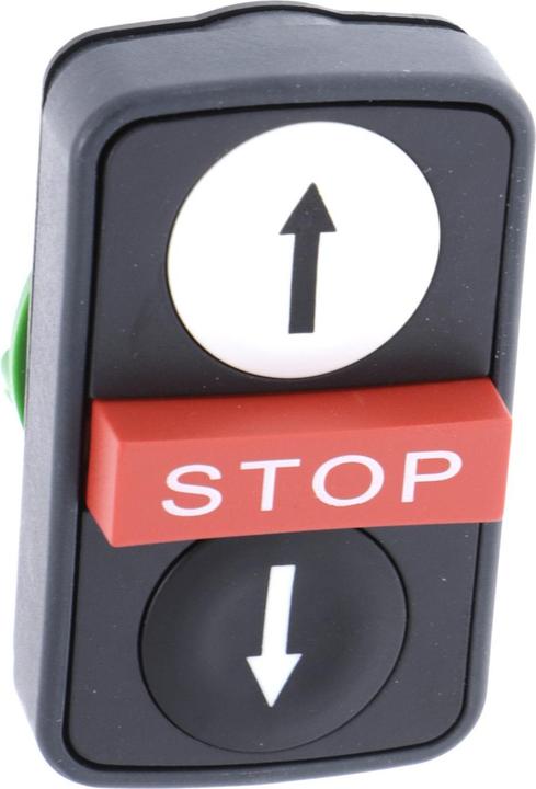 Actual product image Schneider Electric Triple pushbutton white flat/red ZB5AA71124