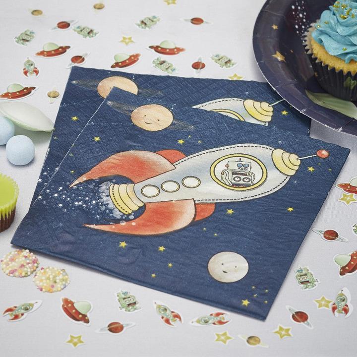 Produktbild Ginger Ray Servietten Space Adventure (20 Stk.)