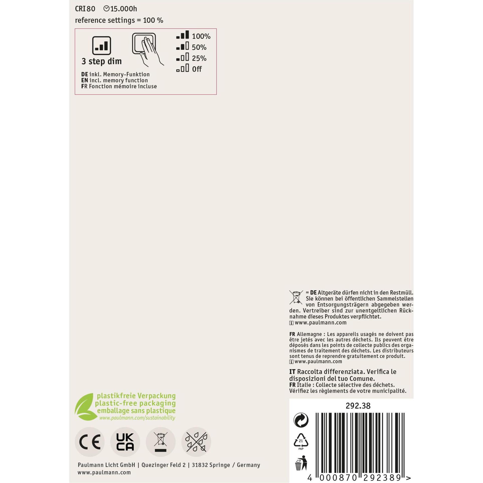 Thumbnail - Paulmann, Leuchtmittel, Floating Shine Globe (E27, 4 W, 150 lm, 1 x)