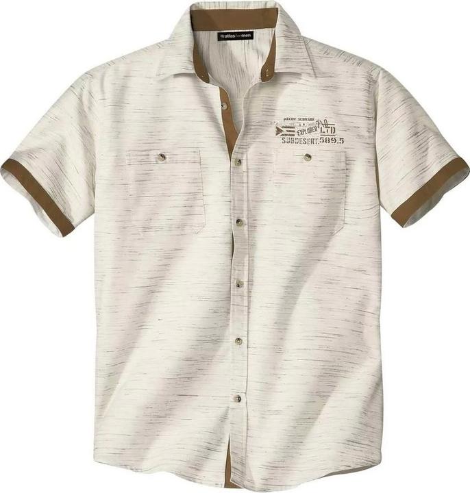 Immagine prodotto Atlas For Men Camicia Sahara in look screziato (XXL)