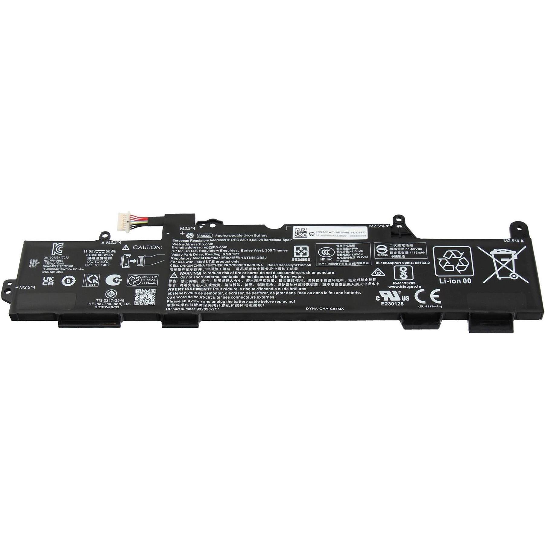 HP SS03 (3 Zellen, 4113 mAh), Notebook Akku