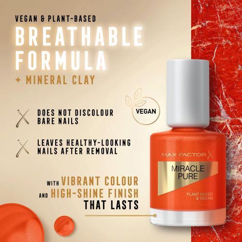 Actual product image Max Factor Miracle Pure Laquer 12 ml 430 Bold Jasper (430 Bold Jasper, Colour paint)