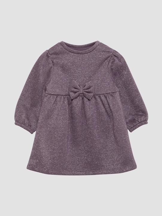 Produktbild S.Oliver Kleid Glitzerndes Sweat-Kleid mit Schleife (68)