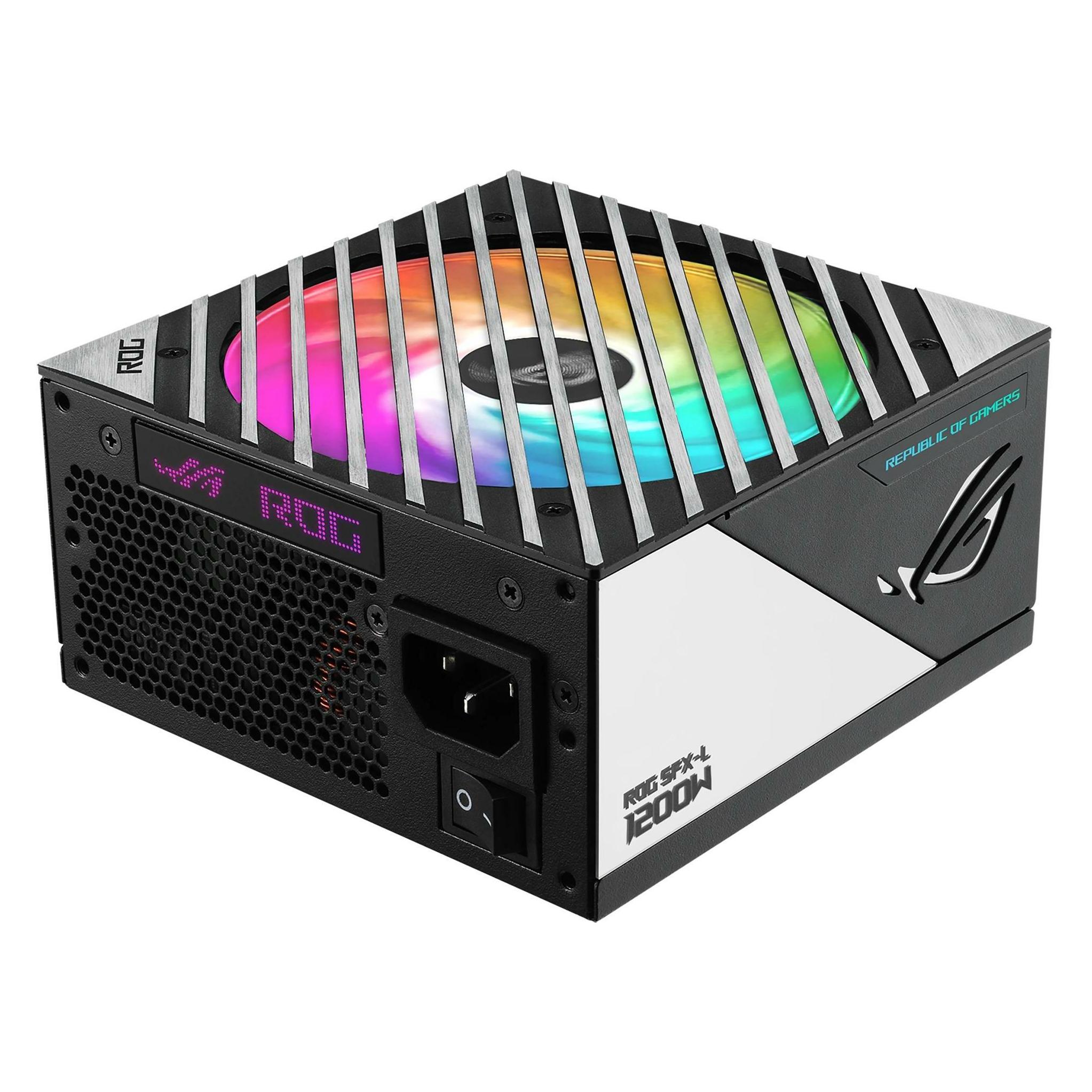 ASUS ROG Loki SFX-L 1200W Titanium (1200 W), PC Netzteil, Weiss, Grau, Silber, Schwarz