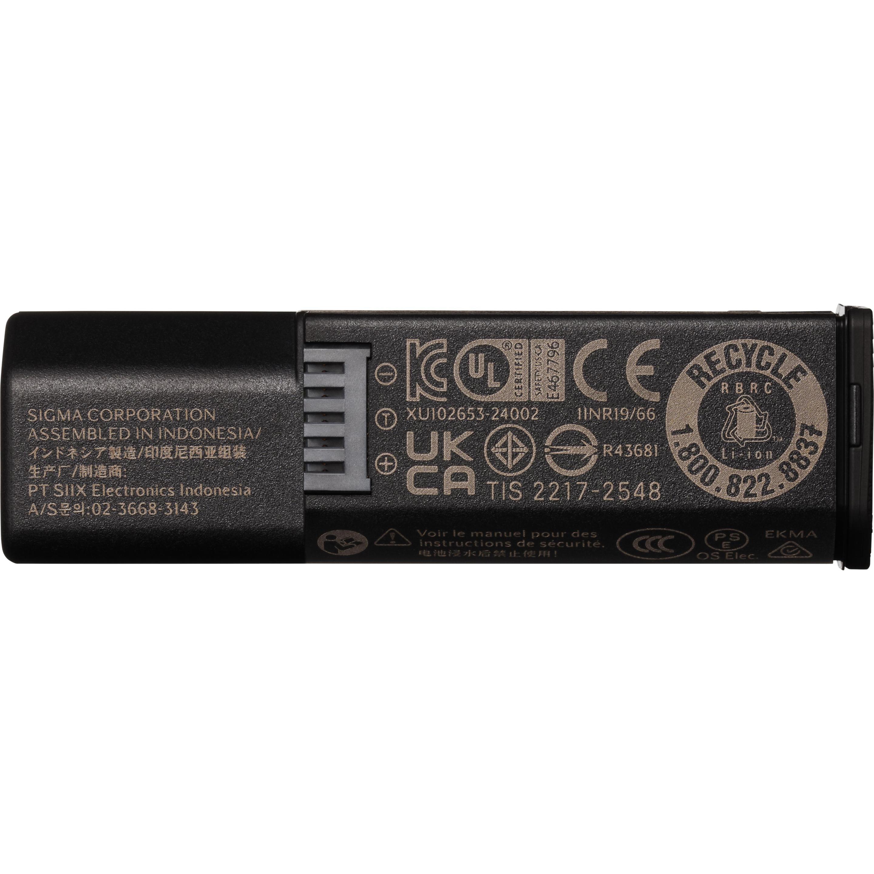 Sigma Lithium Ionen Batterie BP-81 (BF) (Batteria della fotocamera), Alimentatore fotocamera