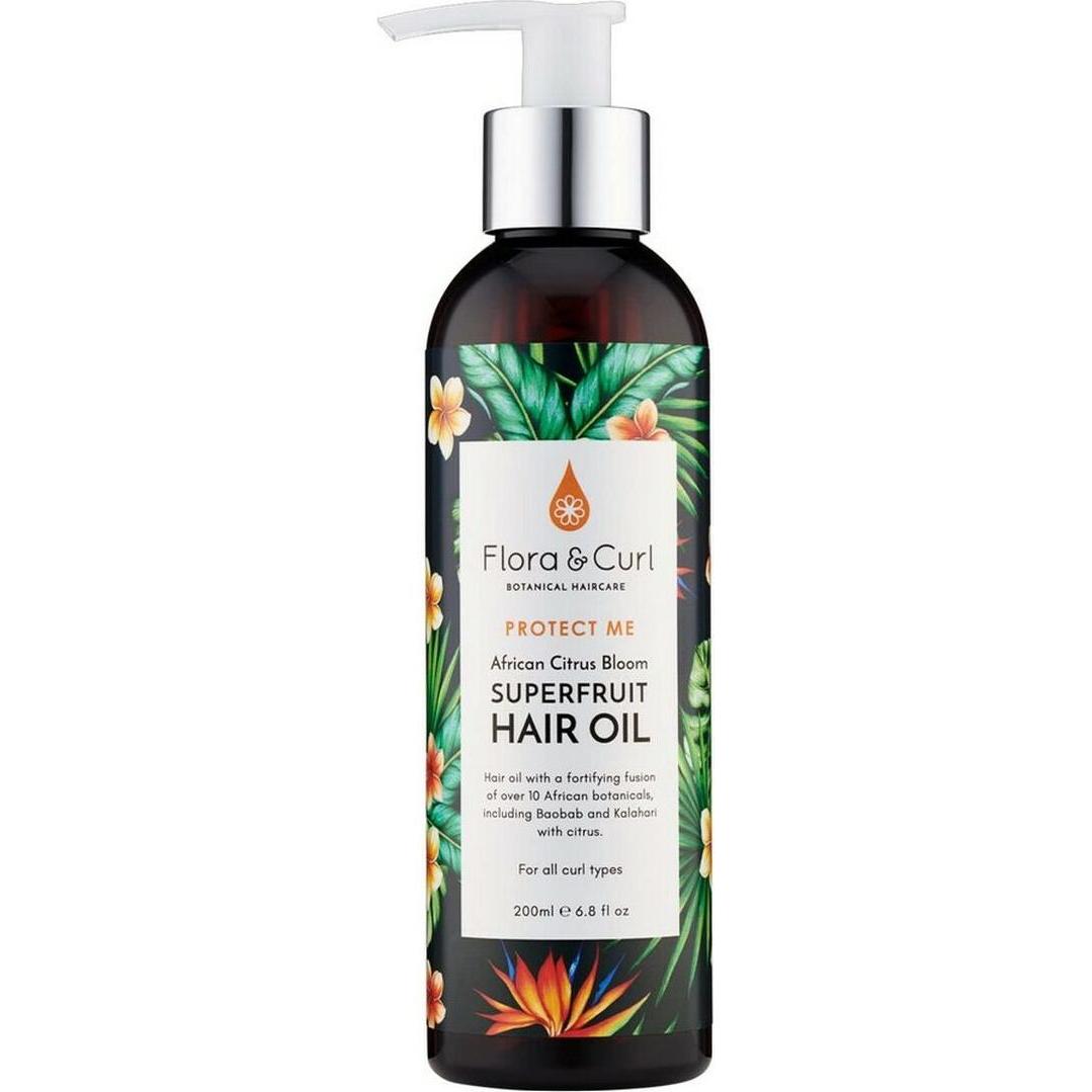 Thumbnail - Flora & Curl, Shampoo, PROTECT ME african citrus superfruit hair oil 200 ml (200 ml, Flüssiges Shampoo)