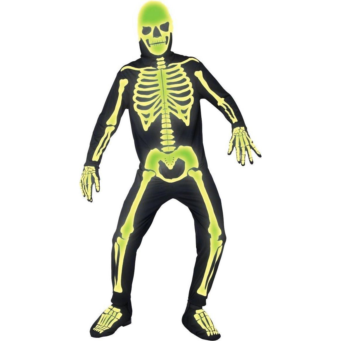 Smiffys Fluoreszierendes Skelett (M)