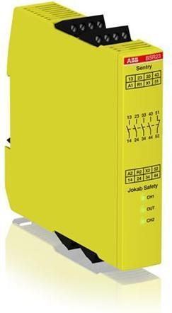 Produktbild ABB BSR23 Erweiterungsrelais Relaisausgänge 4 NO + 1 NC 2TLA010041R0600
