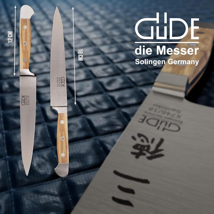Immagine prodotto Güde Solingen Alpha Filetto coltello 16 cm oliva (18 cm)