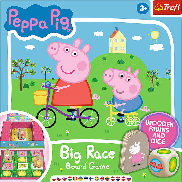 Produktbild Trefl PEPPA PIG Game "Piggy Pepa: The Great Race" (Multilingual, 2 - 3 Spieler)