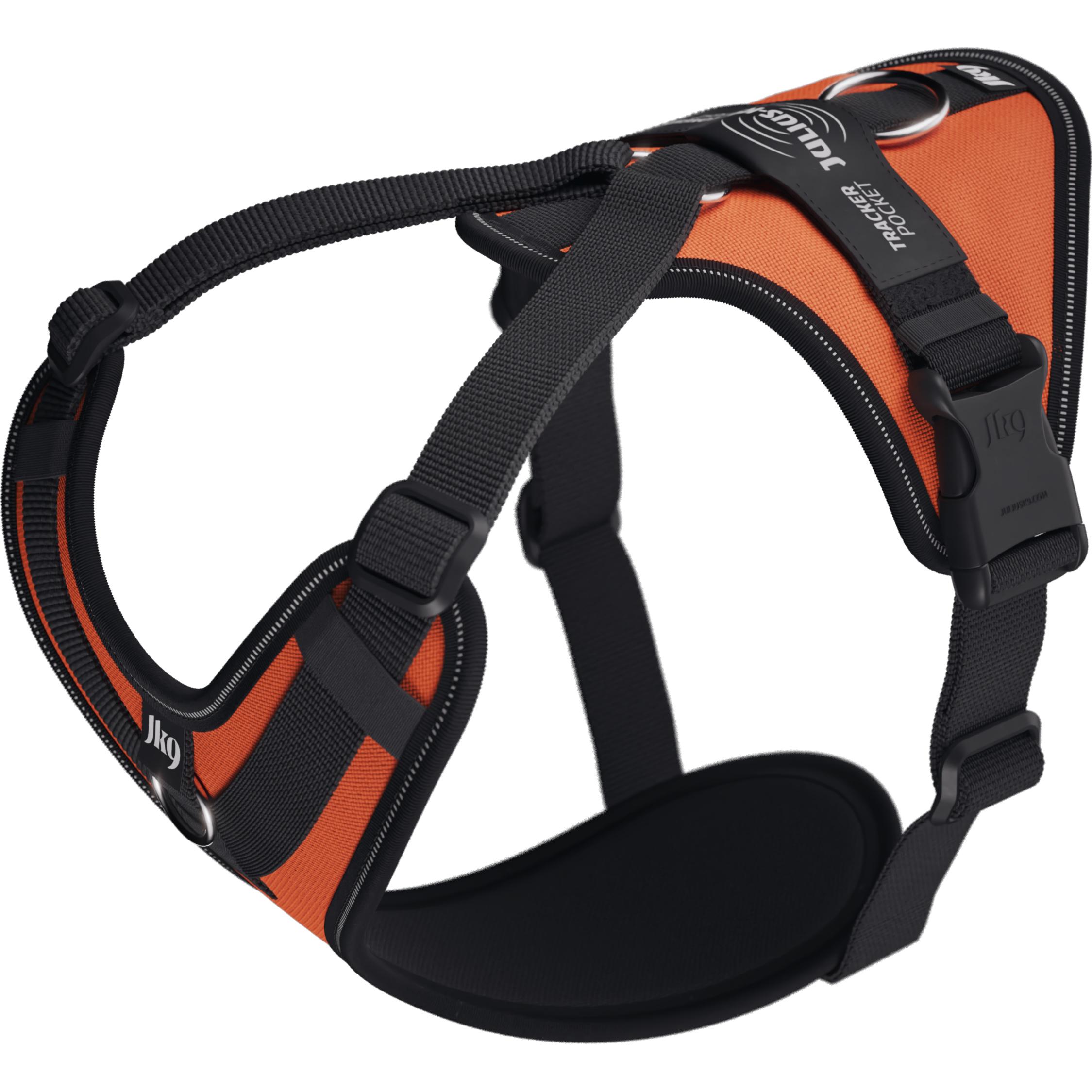 Comparer les prix de Julius-K9 K9 Longwalk light sele w/trackerpocket,UV Orange,M (M, Chien, Général), Collier + laisse