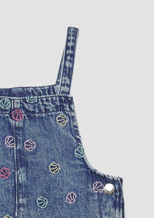 Produktbild S.Oliver Kleid Besticktes Denimkleid mit längenverstellbaren Trägern (104)