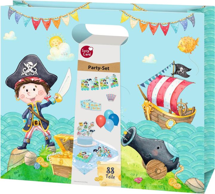 Produktbild Susy Card SUSYCARD Party-Tasche Little Pirate Set klein 8-teilig