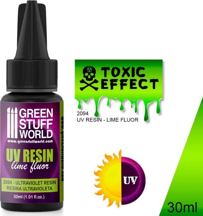 Actual product image Green Stuff World Ultraviolet 30ml resin - Toxic effect