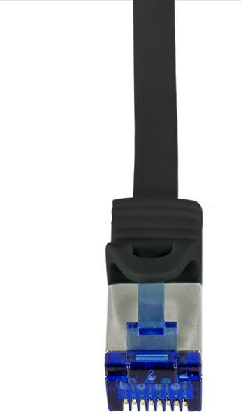 Image du produit LogiLink C6A123S RJ45 CAT 6a S/FTP 30m noir 1p. (S/FTP, CAT6a, 30 m)