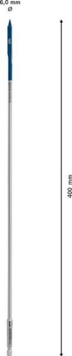 Actual product image Bosch Professional Zubehör Expert SelfCut Speed flat milling drill, 6 x 400 mm (6.00 millimetre)
