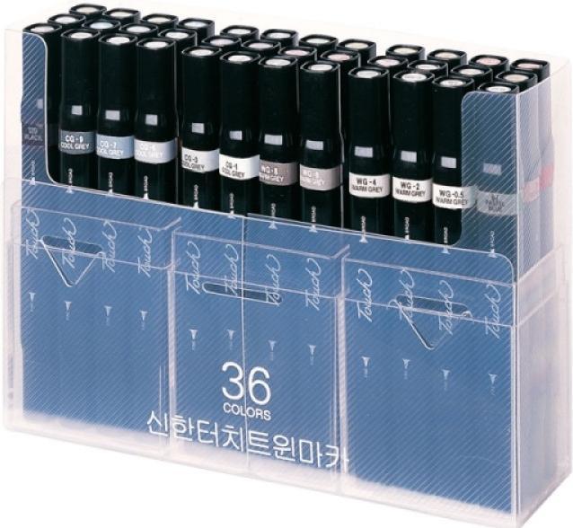 Produktbild Shinhan Filzstift Doppelspitz Set 36er (2, 3, 6, 11, 23, 25, 37, 43, 44, 46, 48, 50, 36 x)