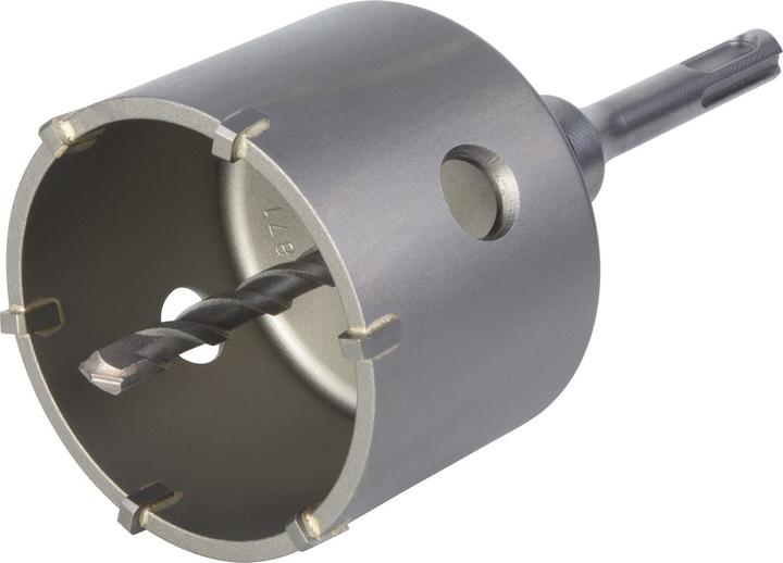 wolfcraft 1 Carbide core bit, SDS-Plus shank ø76mm (76 mm)