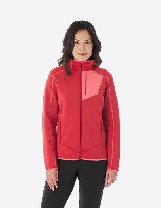 Produktbild Quechua Fleecejacke Damen Wandern - MH500 rot (L)