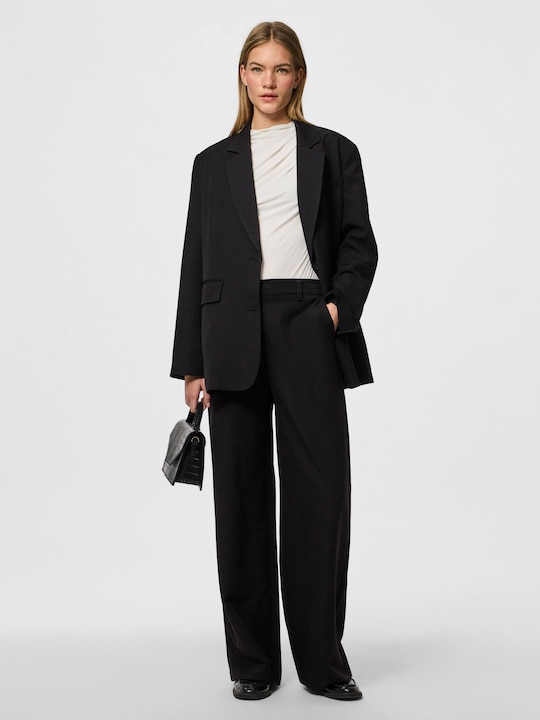 Actual product image Pieces PCKAMIL trousers with wide leg (L)