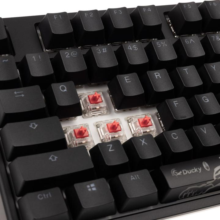 Image du produit Ducky Clavier de jeu ONE 2 Backlit PBT, MX-Silent-Red, RGB LED - noir (US) (US, Filaire)