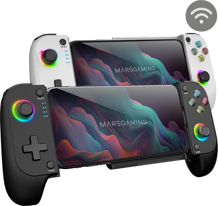 Produktbild Mars Gaming Manette De Jeu Sans Fil Mgp-X (Noir) (Android, iOS, Switch, PS5, PS3, PS4)