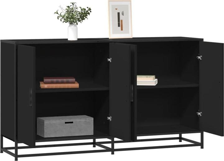 Actual product image VidaXL Sideboard Chest of drawers Sideboard Multi-purpose cupboard Black