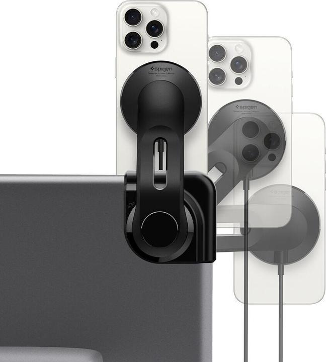 Immagine prodotto Spigen Tesla TapLock MagSafe Car Mount Charger Wireless for Screen - Black