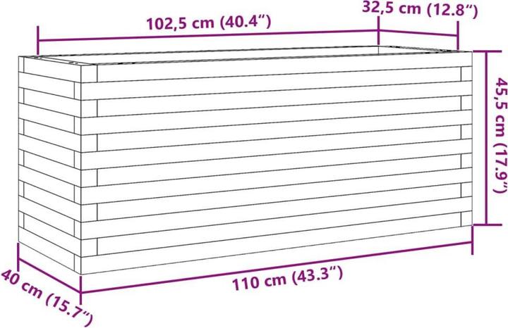 Produktbild vidaXL Pflanzgefäss