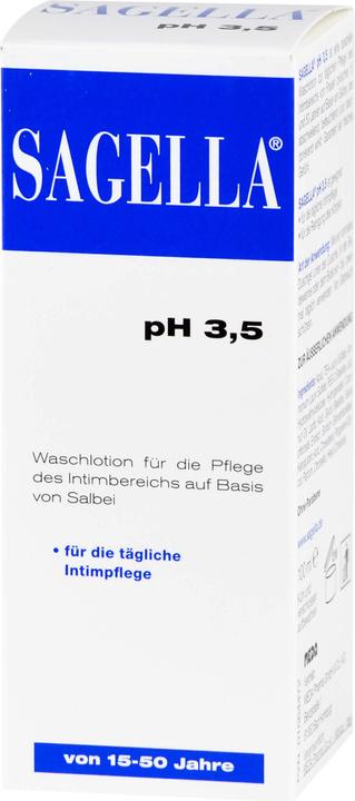 Image du produit Sagella Lotion lavante pH 3,5, 100 ml de lotion (100 ml, Lotion de toilette intime)
