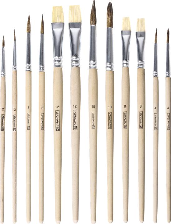 Produktbild Schulpinselset sortiert (12 mm)