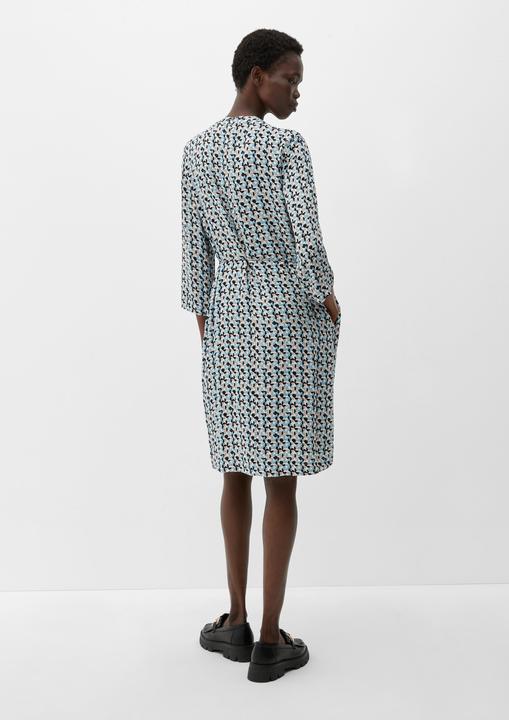 Produktbild s.Oliver Kleid Kleid mit Allover-Muster (34)