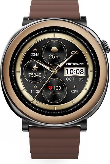 Actual product image HiFuture smartwatch Aurora brown HSSW11BN