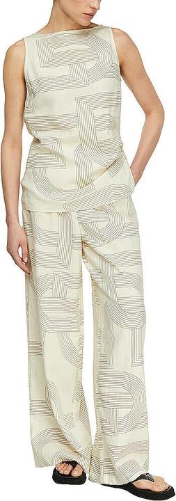 Immagine prodotto Comma Bedrucktes Leinen-Lyocell-Top mit Drapierungsdetail (46)