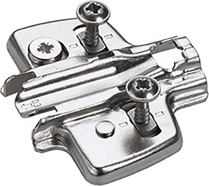 Hettich Cross-mounting plates Sensys/Intermat Direct 8099, corner and center (50 pcs.)