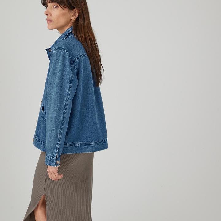 Immagine prodotto La Redoute Collections Giacca in denim con bottoni (L)