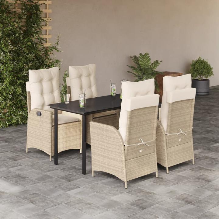Actual product image vidaXL Garten Essgruppe (160 x 80 x 74 cm)