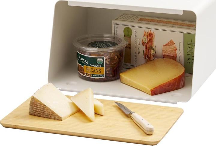 Actual product image Yamazaki Bread bin with removable lid TOWER