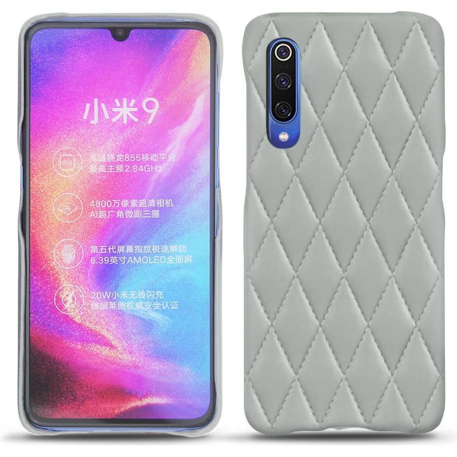 Noreve Lederschutzhülle (Xiaomi Mi 9), Smartphone Hülle, Grau