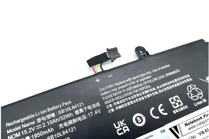 Actual product image Vistaport Battery for Lenovo ThinkPad P51/52s, T570, T580 (4 Cells, 2110 mAh)
