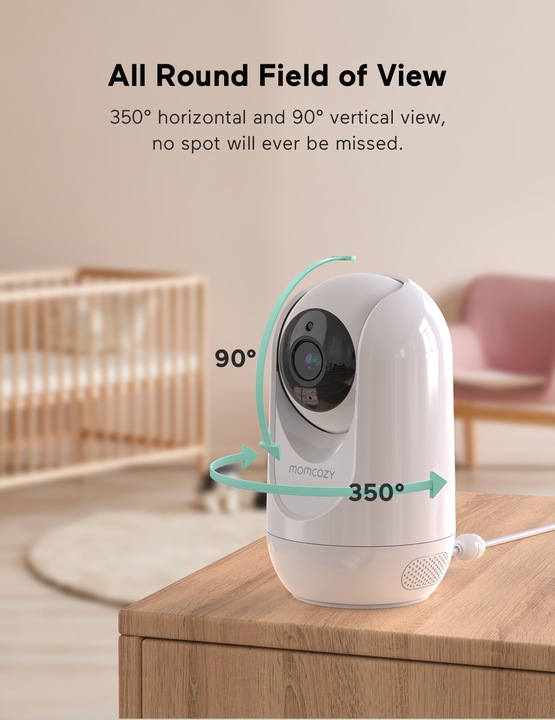 Actual product image Momcozy Video baby monitor (Video & Audio, 300 m)