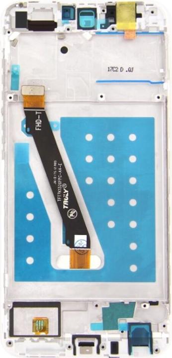 Produktbild OEM Display-Einheit + Rahmen für Huawei P Smart weiss (Display, Huawei P Smart)