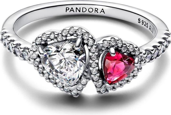 Produktbild Pandora Strahlenkranz Herzen Ring (48, 925 Silber)