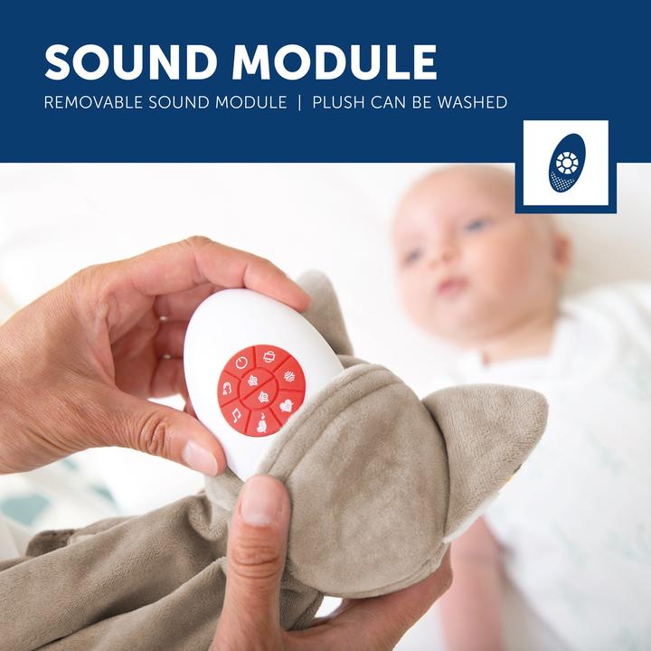 Image du produit ZaZu Doudou avec module sonore amovible